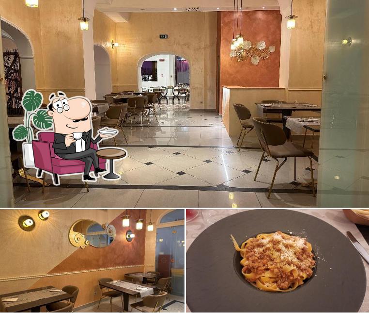 Ristorante C'Era Una Volta si caratterizza per la interni e cibo