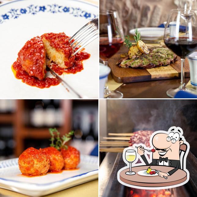 Platti al Bar Ristorante Al Belvedere