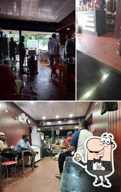 The interior of Bava Restaurant