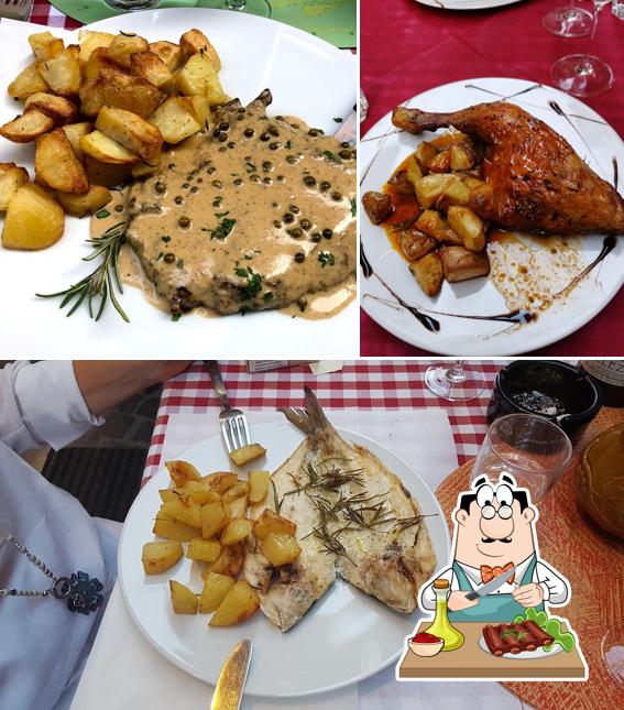 Prenditi i un pasto a base di carne a Ristorante Albergo La Montanara