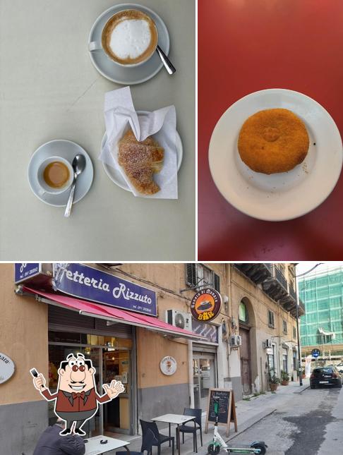Tra le diverse cose da Vago - Rizzuto specialty coffee and snacks si possono trovare la cibo e interni