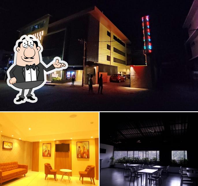 Among various things one can find interior and exterior at Samrat Hotel Bar