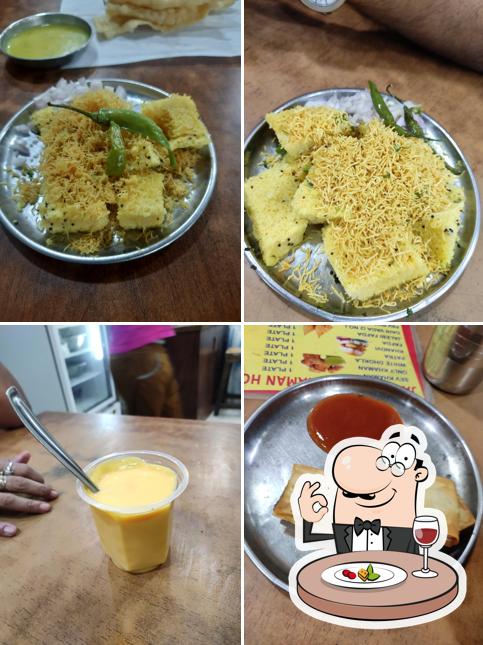 Food at Jay jalaram khaman house, sweets and lassi center