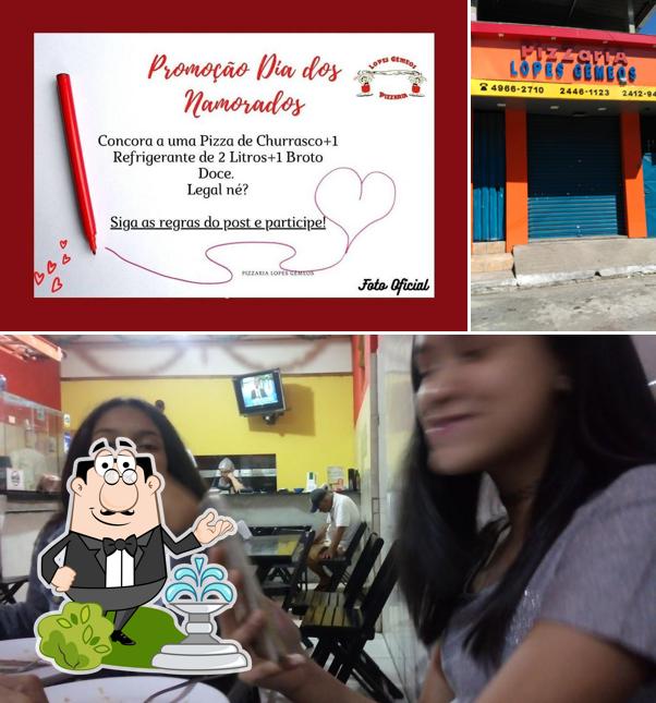 O exterior do LOPES GÊMEOS PIZZARIA