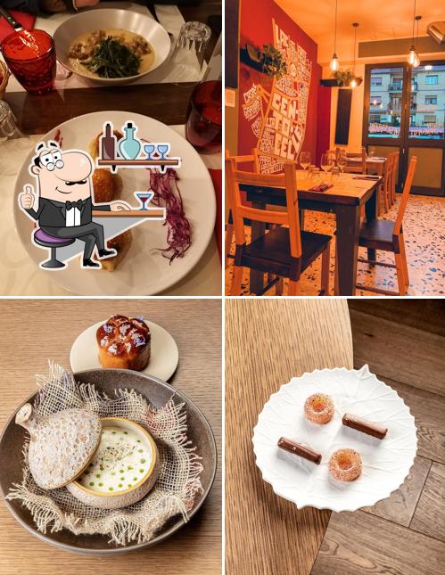 Dai un'occhiata agli interni di Lorto osteria trattoria