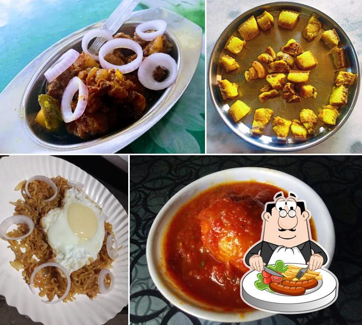 Food at Maichang Dhaba