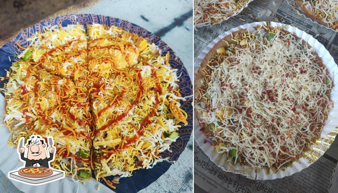 Try out pizza at Rajubhai Na Ghughra