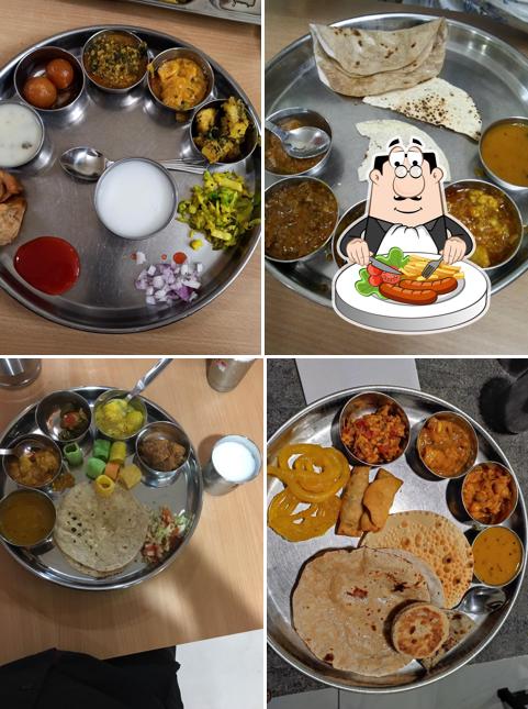 Food at Rotlo The Dining Hall Best Gujarati Thali