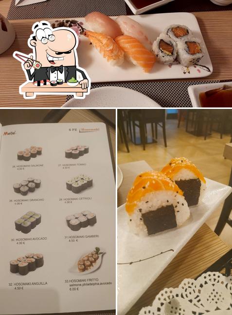 Ordina le varie opzioni di sushi