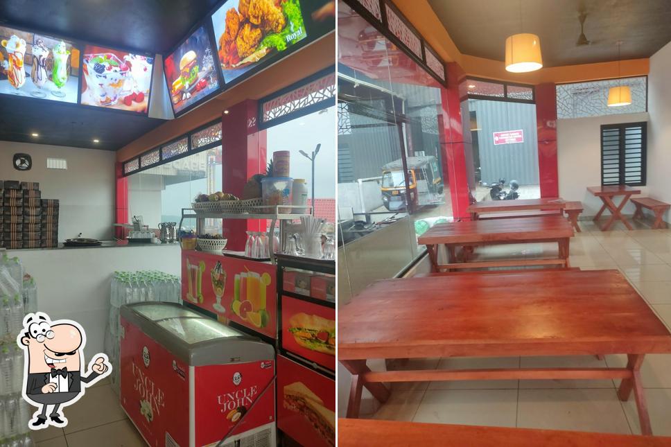 The interior of Royal food court