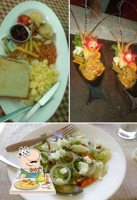 Food at Snoopy beach Bar & Restaurant