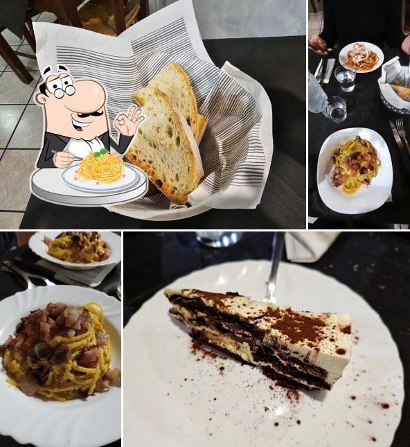 Spaghetti alla carbonara al La Cantina