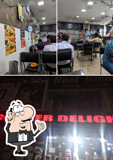 The interior of Corner Delights
