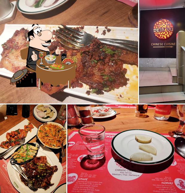 Food at Dejavu Restaurant