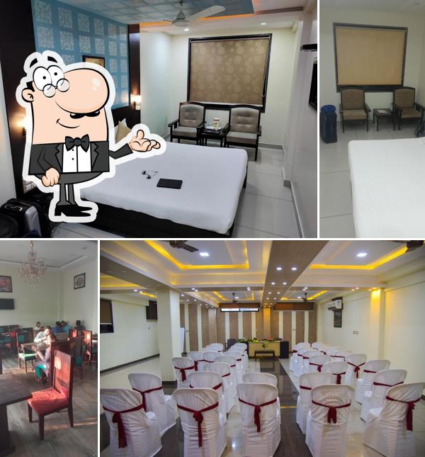 The interior of Hotel Tulsi Residency