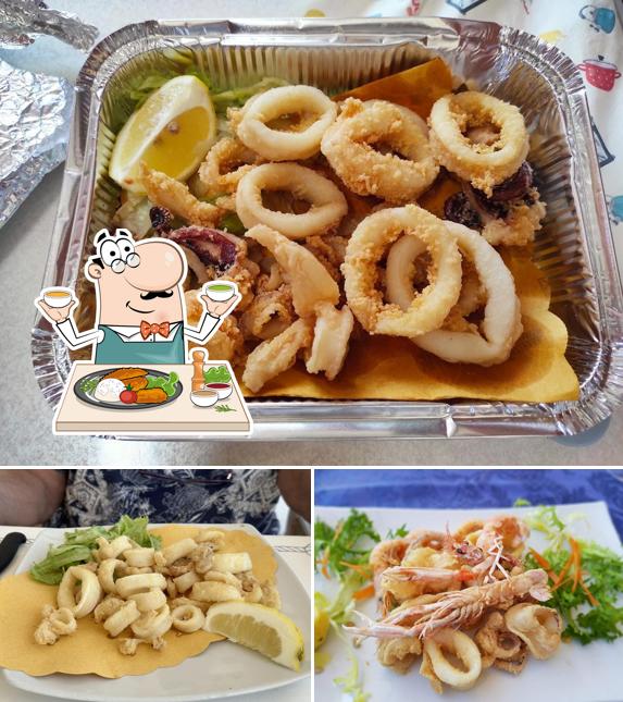 Calamari fritti al Bar Ristorante Caratino