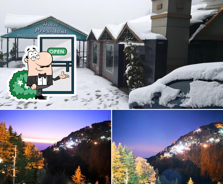 Enjoy the view outside HOTEL PRESIDENT -PURE VEGETARIAN DALHOUSIE (Centrally Heated & Air Conditioned) (H.P)
