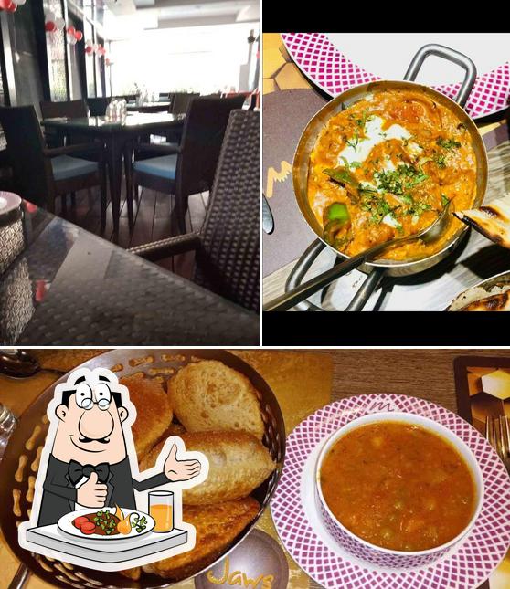 The photo of food and interior at Jaws- The Madin Hotel