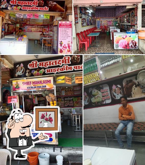 Check out how Mahalaxmi Ice Creem Palor Kukshi looks inside