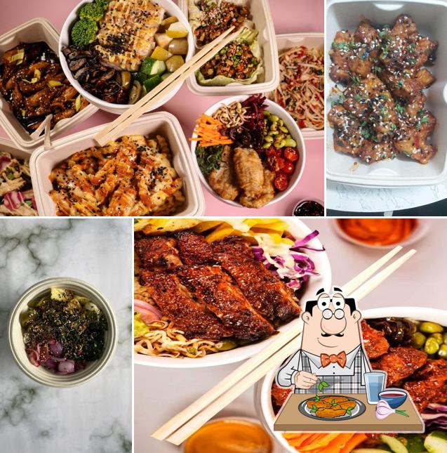 Chicken wings at The Poke Co
