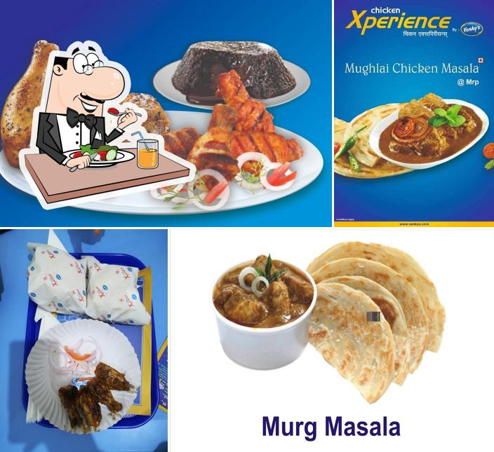 Meals at Venkys Chicken xperience Davangere