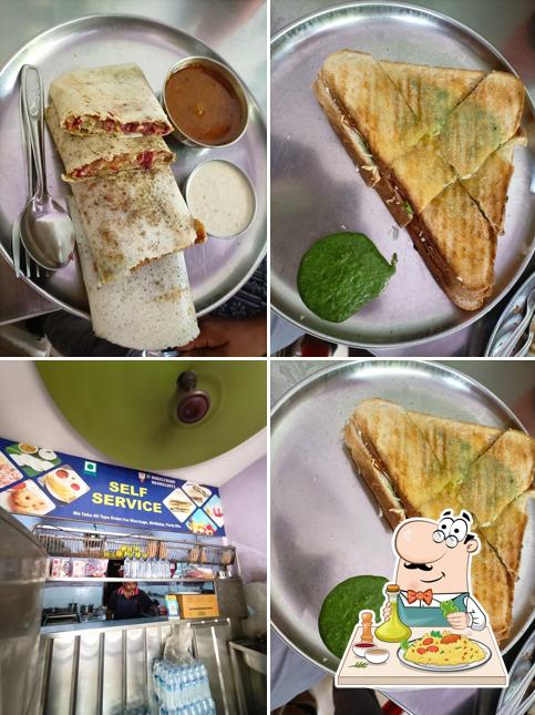Meals at city restaurant and bar
