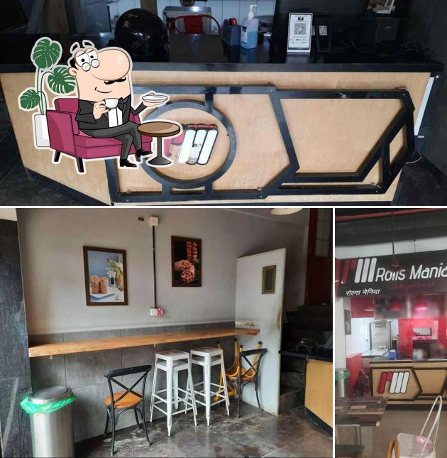 The interior of Rolls Mania