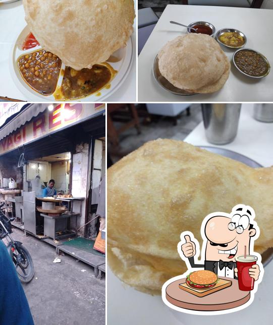 Get a burger at Tyagi Restaurant