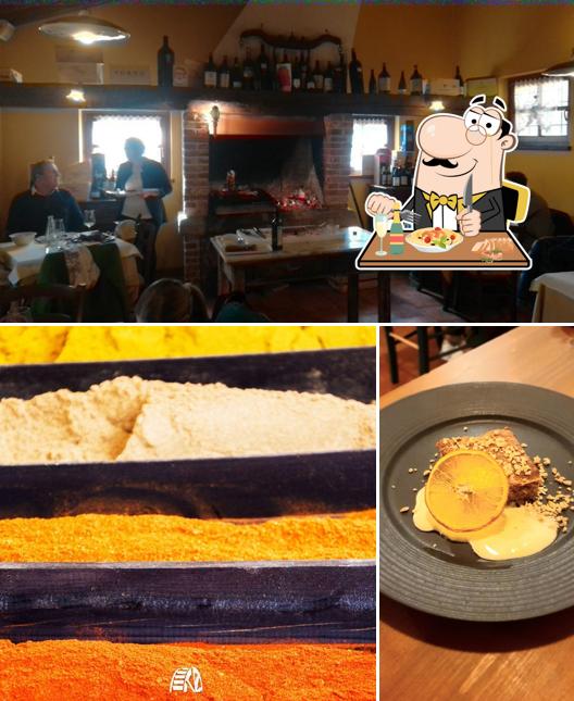 Mulino del Casale si caratterizza per la cibo e interni