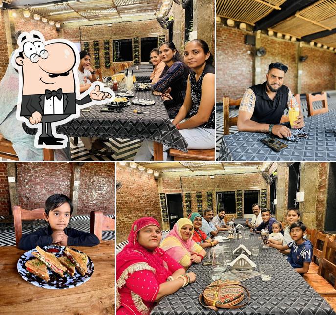The interior of PUSHKAR EATS - RESTAURANT & ROOMS
