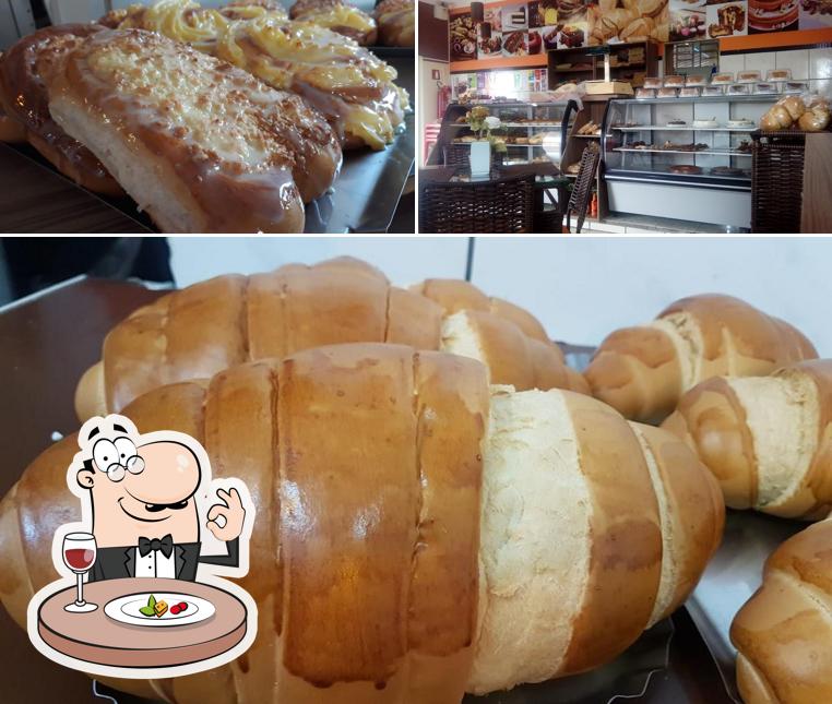 Comida em Panificadora Confeitos e Pães