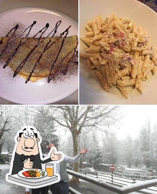 Questa è la foto che presenta la cibo e esterno di Mauri’s Pub