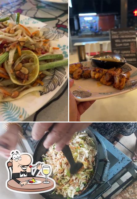 Food at Xavier’s cafe