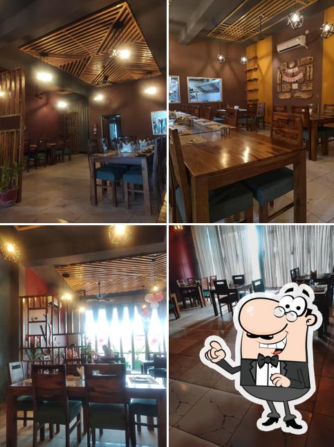 The interior of Barbeque Green