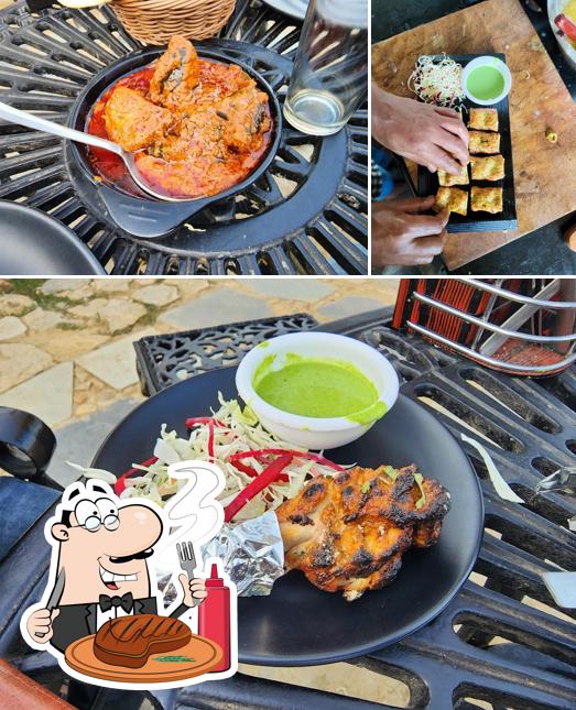 Get meat dishes at Delhi Darbar Highway