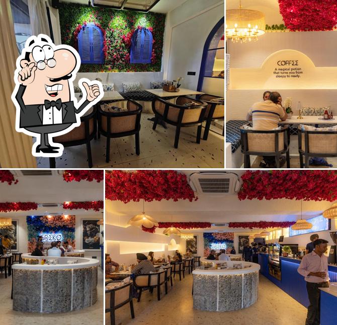 The interior of Greko Espresso Bar Jalandhar Coffee Shop