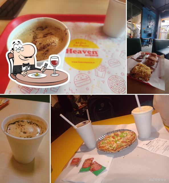 Food at Heaven Pizza & Cafe