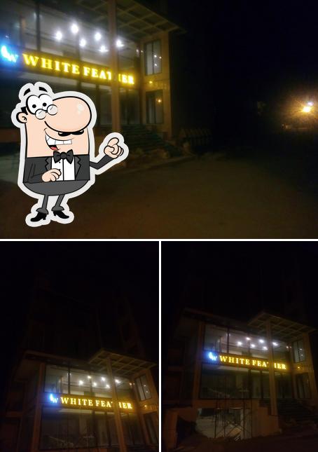 Check out how Hotel White Feather looks outside