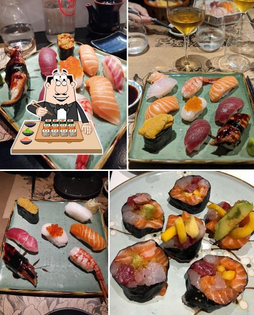Prova le varie opzioni di sushi