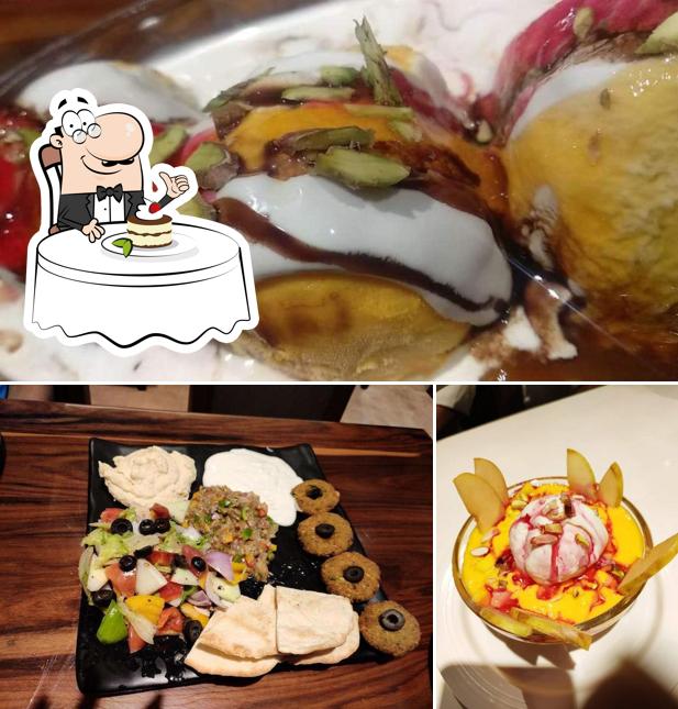 Pappilon Veg Fine Dine serves a variety of sweet dishes