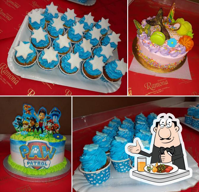 Platti al pasticceria ramona