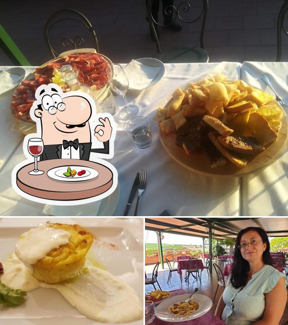 Questa è la foto che presenta la cibo e tavolo da pranzo di Ristorante Borgo Antico