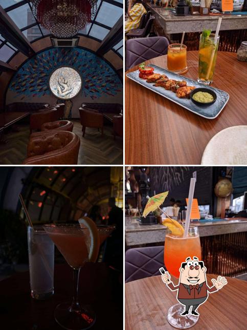 The restaurant's food and drink