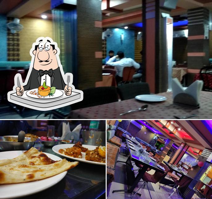 The photo of food and interior at Shan-E-Punjab