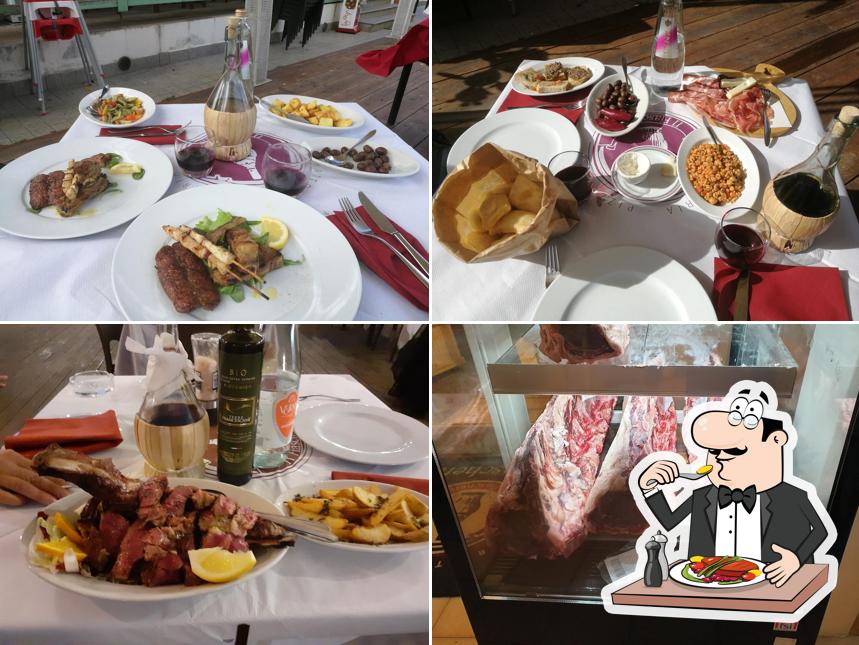 Platti al Trattoria Il Fiaschetto
