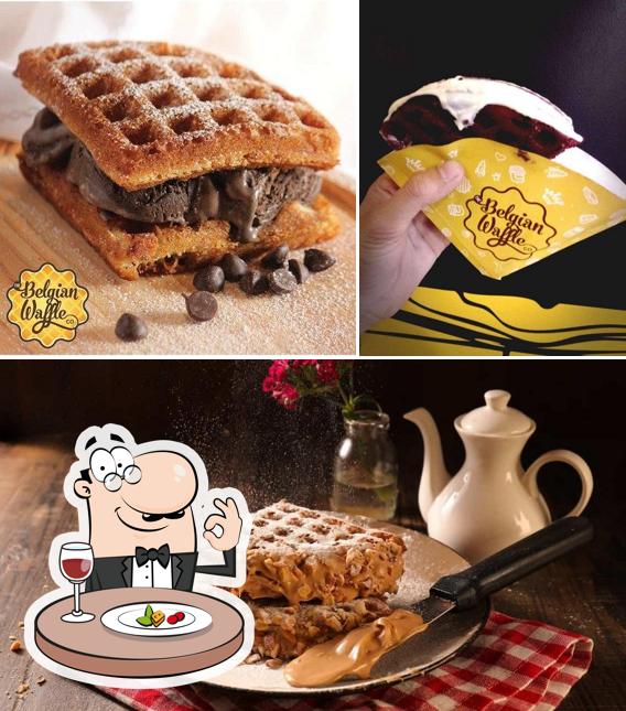 Food at The Belgian Waffle Co