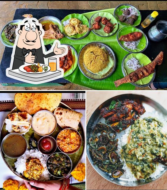 Food at va.punitha Restaurant& kks tea stall