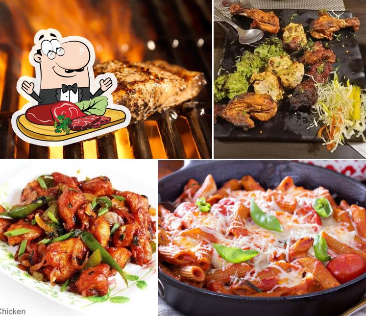 Anaya restaurant and fast food corner provides meat dishes