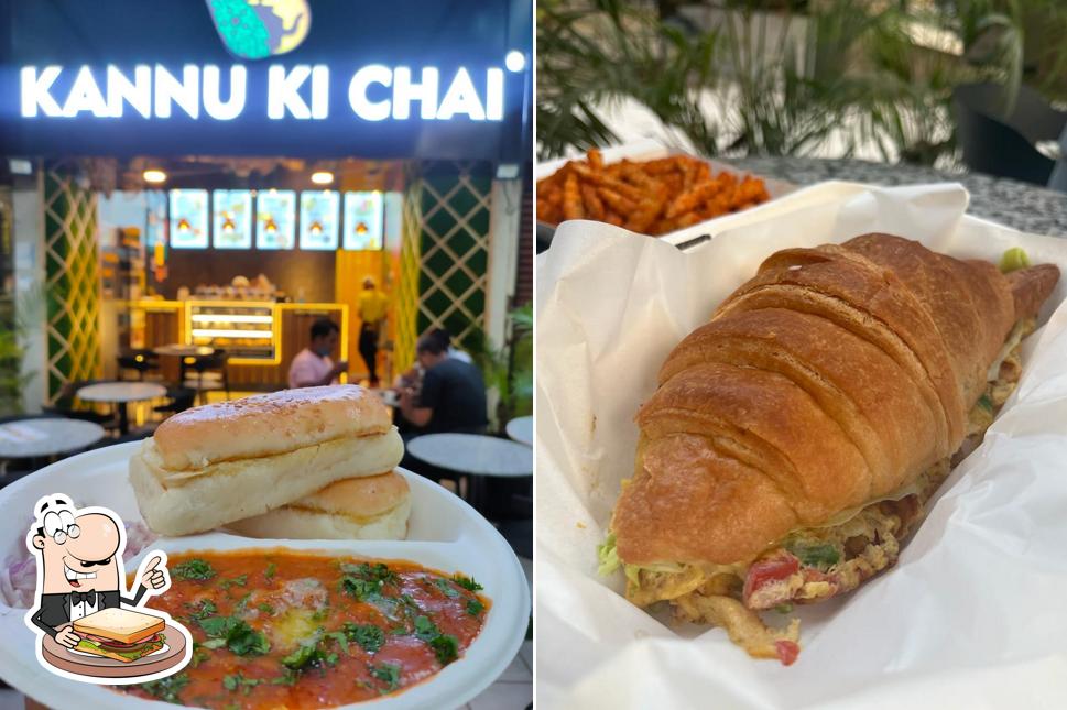 Pick a sandwich at Kannu Ki Chai (DP ROAD)