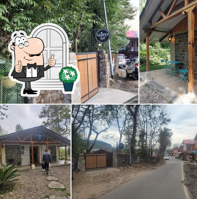 Check out how Cliffy's Cafe looks outside